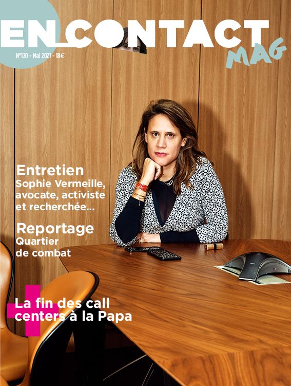 Sophie Vermeille en couverture du magazine En-Contact