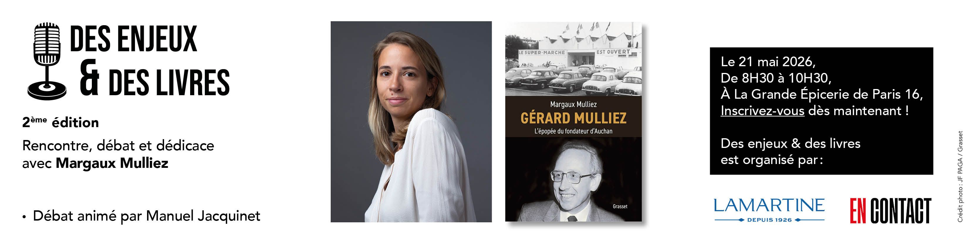Margaux Mulliez invitée de Des enjeux & des livres, 21 mai 2026
