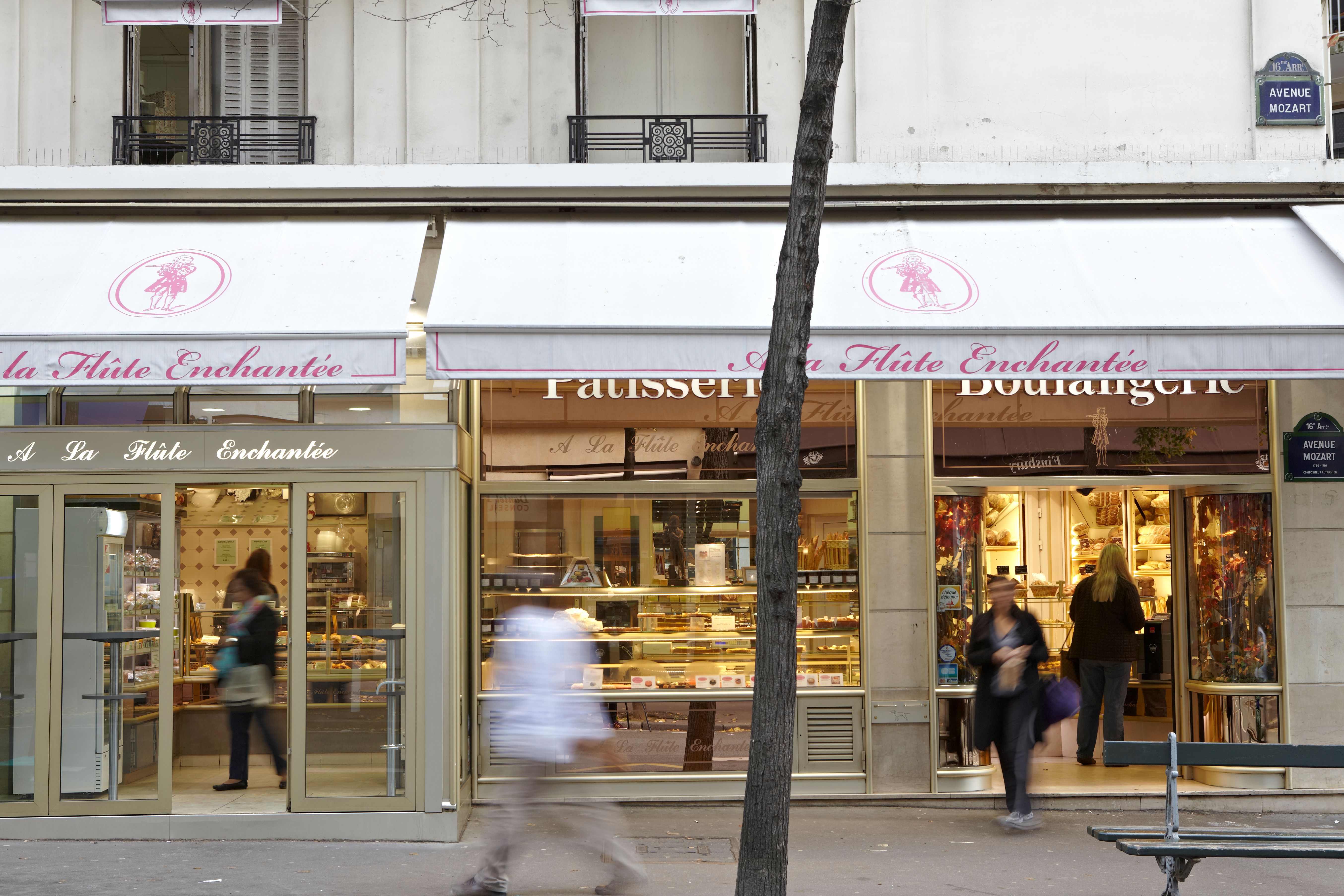 Boulangerie À la Flûte Enchantée, Avenue Mozart, 16ème arrondissement © Edouard Jacquinet